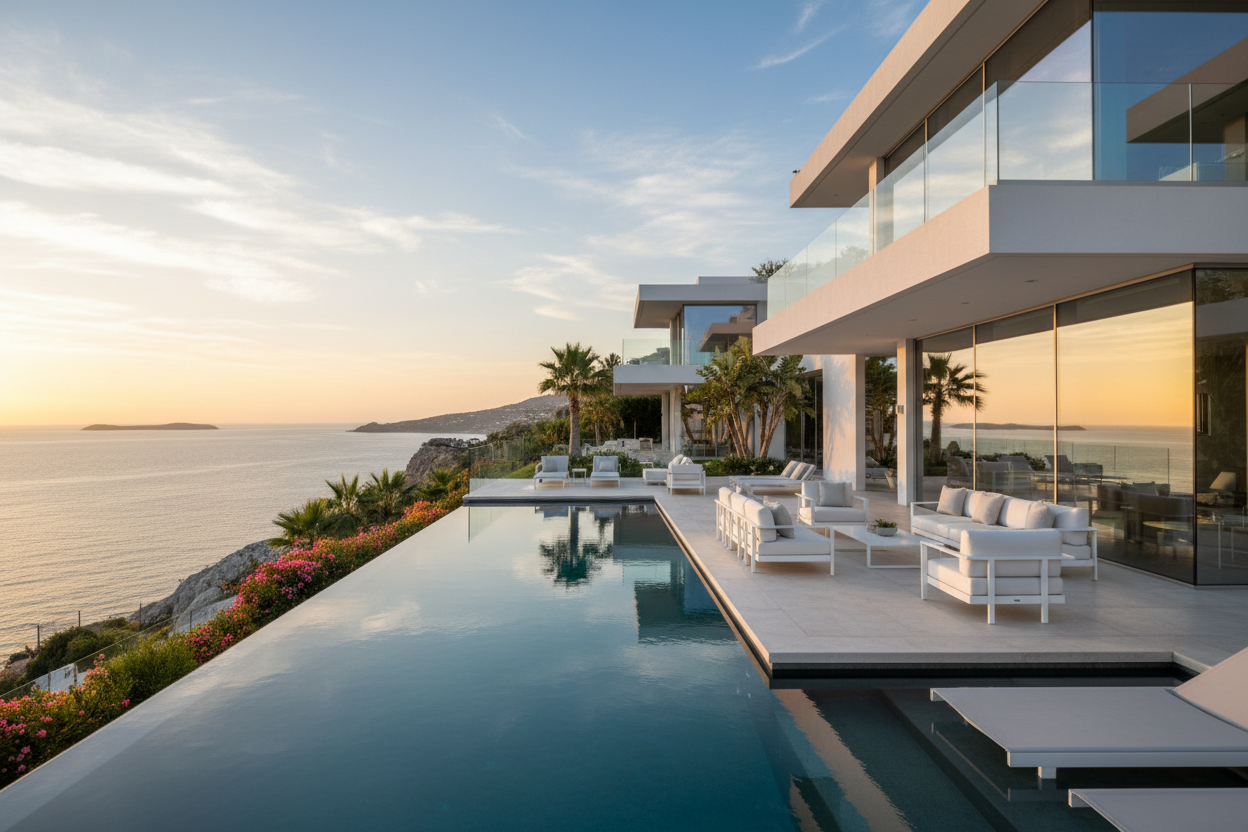 Generate image of a luxury villa